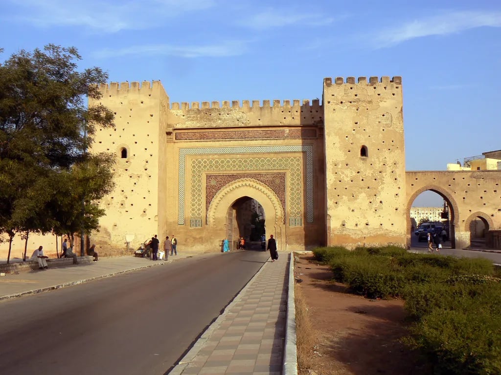 Background image of Meknes, Morocco